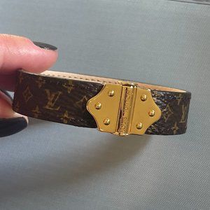 Louis Vuitton NANO MONOGRAM BRACELET - Size 17 - M6689F